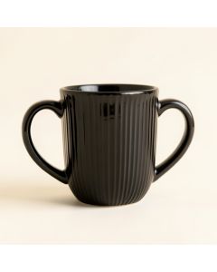 Wren Branch Ceramic Mug - Black (synthetic illustration; no displayed measurements)
