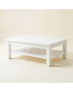 Field Crest Coffee Table - White (synthetic illustration; no displayed measurements)