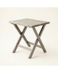 Field Crossing Compact Balcony Table - Gray (synthetic illustration; no displayed measurements)