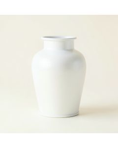 Vale Bridge Empty Decorative Vase - White (synthetic illustration; no displayed measurements)