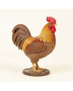Dunellen Farmhouse Rooster 2 Piece Figurine Set (synthetic illustration; no displayed measurements)