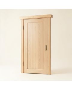 Plush Wood Planum Sliding Closet Door (synthetic illustration; no displayed measurements)