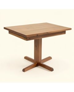 Poe Cross-Buck Extendable Dining Table (synthetic illustration; no displayed measurements)