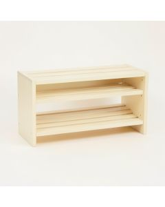 Lake Bridge Shoe Storage Bench - Cream (synthetic illustration; no displayed measurements)