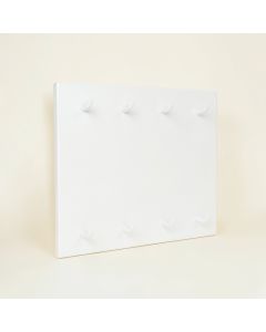 Lake Brook Empty Wall-Mounted Tool Organizer Panel - White (synthetic illustration; no displayed measurements)