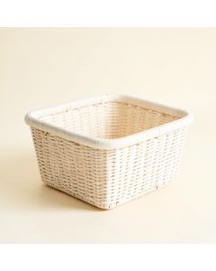 Hill Bend Empty Storage Basket - White (synthetic illustration; no displayed measurements)