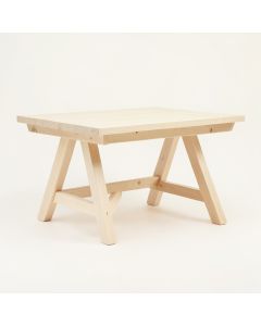 Field Bridge Patio Table - Ivory (synthetic illustration; no displayed measurements)