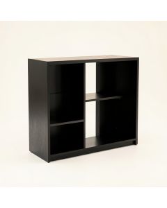 Flint Brook Desktop Shelving Unit - Black (synthetic illustration; no displayed measurements)