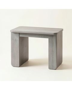 Holly Bluff Small Writing Desk - Gray (synthetic illustration; no displayed measurements)