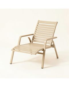 Aspen Bend Outdoor Lounge Chair - Beige (synthetic illustration; no displayed measurements)