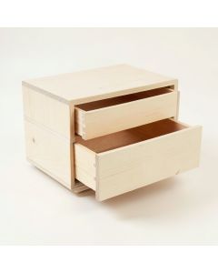 Cove Crest Small-Parts Storage Drawer Cabinet - Ivory (synthetic illustration; no displayed measurements)