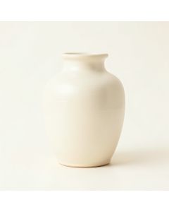 Ash Bluff Empty Decorative Vase - Cream (synthetic illustration; no displayed measurements)
