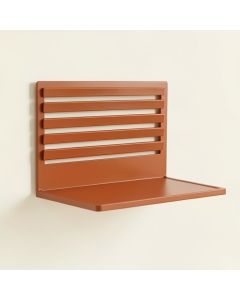 Birch Dell Wall-Mounted Entryway Organizer Shelf - Terracotta (synthetic illustration; no displayed measurements)