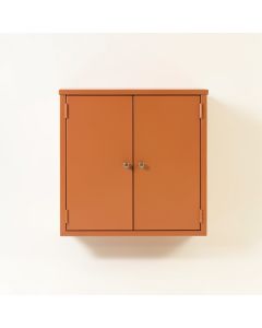 Harbor Bluff Wall-Mounted Entry Cabinet - Terracotta (synthetic illustration; no displayed measurements)