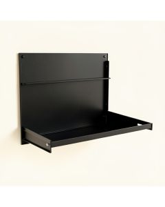 Ash Edge Empty Wall-Mounted Tool Organizer Panel - Black (synthetic illustration; no displayed measurements)