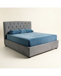 Eger Tufted Upholstered Low Profile Standard Bed (synthetic illustration; no displayed measurements)