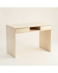 Spruce Arc Writing Desk - Ivory (synthetic illustration; no displayed measurements)