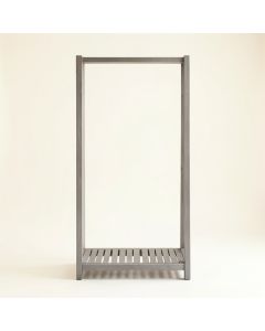 Cedar Bridge Empty Garment Rack - Gray (synthetic illustration; no displayed measurements)