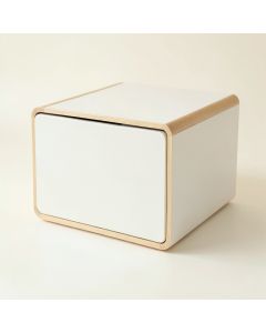 Elm Bend Under-Desk Drawer Unit - White (synthetic illustration; no displayed measurements)
