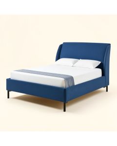 Draeger Upholstered Wingback Bed (synthetic illustration; no displayed measurements)