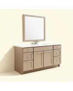 Keasler 60 '' Double Bathroom Vanity Set (synthetic illustration; no displayed measurements)