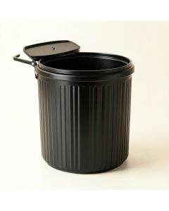 Flint Canyon Closed Garden Compost Bin - Black (synthetic illustration; no displayed measurements)