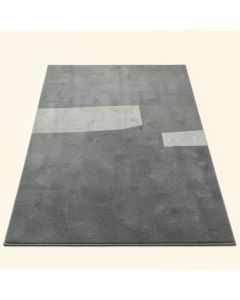 Hazel Bend Rectangular Area Rug - Gray (synthetic illustration; no displayed measurements)