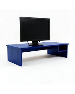 Moss Brook Desktop Monitor Riser - Navy (synthetic illustration; no displayed measurements)