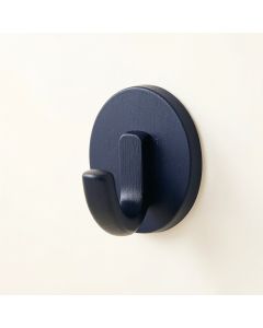Juniper Brook Wall-Mounted Robe Hook - Navy (synthetic illustration; no displayed measurements)