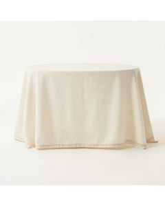 Ash Crossing Flat Bed Sheet - Cream (synthetic illustration; no displayed measurements)