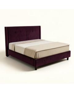 Ahumada Upholstered Low Profile Standard Bed (synthetic illustration; no displayed measurements)