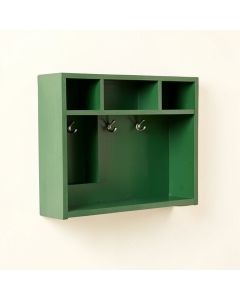 Maple Arc Wall-Mounted Entryway Organizer Shelf (synthetic illustration; no displayed measurements)