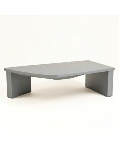 Heath Dale Desktop Monitor Riser - Gray (synthetic illustration; no displayed measurements)