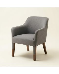 Ziggie Upholstered Dining Chair In Gray (synthetic illustration; no displayed measurements)