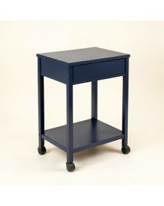 Elm Dale Empty Rolling Workshop Cart - Navy (synthetic illustration; no displayed measurements)