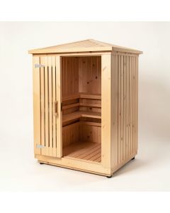 Bridgeport 6 Person Traditional Steam Sauna In Cedar (synthetic illustration; no displayed measurements)