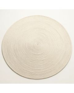 Holly Arc Round Area Rug - Cream (synthetic illustration; no displayed measurements)