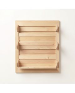 Cliff Edge Empty Wall-Mounted Tool Organizer Panel - Beige (synthetic illustration; no displayed measurements)