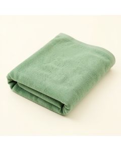 Field Crossing Bath Towel - Green (synthetic illustration; no displayed measurements)