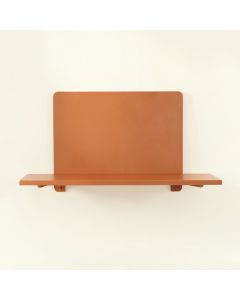 Summit Bluff Wall-Mounted Shelf - Terracotta (synthetic illustration; no displayed measurements)