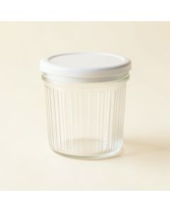 Ridge Branch Storage Canister With Lid - White (synthetic illustration; no displayed measurements)