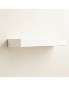 Ash Branch Wall-Mounted Shelf - White (synthetic illustration; no displayed measurements)