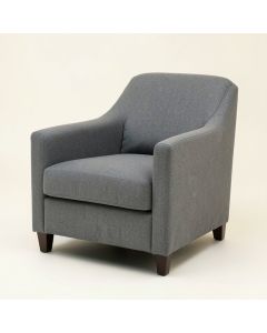 Amaure Upholstered Parsons Chair In Gray (synthetic illustration; no displayed measurements)