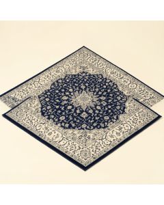Katie Oriental Cream/Navy Area Rug (synthetic illustration; no displayed measurements)