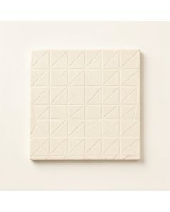 Ridge Crossing Uninstalled Square Decorative Tile - Ivory (synthetic illustration; no displayed measurements)