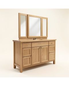 Creline 60 '' Double Bathroom Vanity Set (synthetic illustration; no displayed measurements)