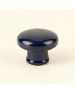 Pine Branch Cabinet Knob Without Packaging - Navy (synthetic illustration; no displayed measurements)