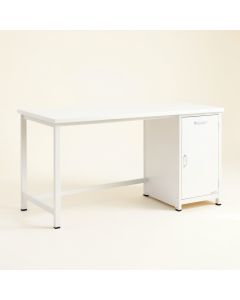 Cedar Edge Empty Workshop Workbench - White (synthetic illustration; no displayed measurements)