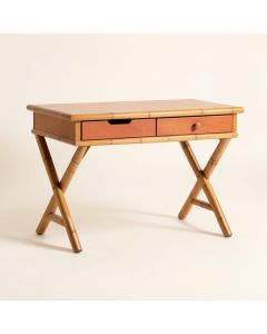 Glen Branch Writing Desk - Terracotta (synthetic illustration; no displayed measurements)