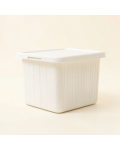Dawn Bend Closed Outdoor Storage Box - White (synthetic illustration; no displayed measurements)